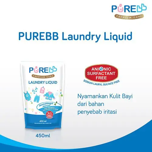 PUREBB LAUNDRY LIQUID REFILL 450 ML