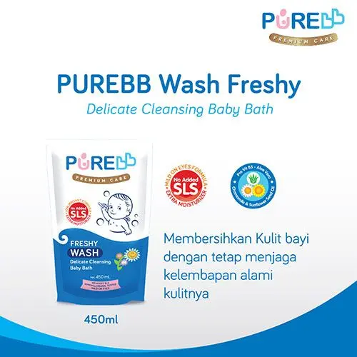 PUREBB WASH FRESHY REFILL 450 ML