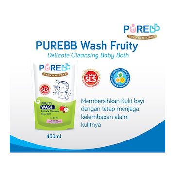 Purebb Wash Fruity Refill 450 ML