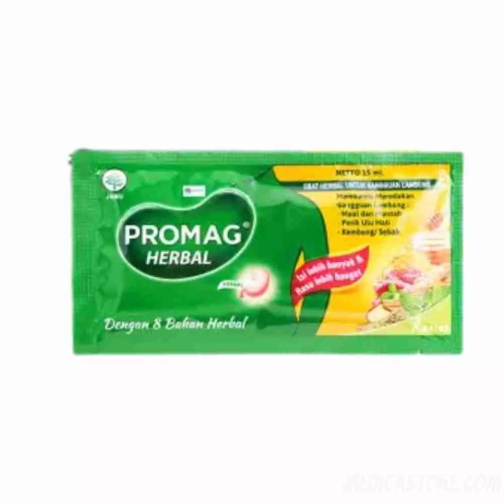 PROMAG GAZERO HERBAL SACHET 6'S