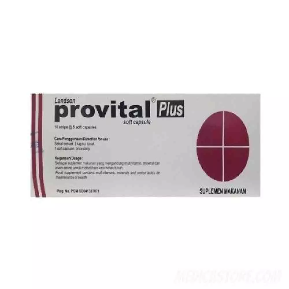 Provital Plus Kapsul Lunak 50'S