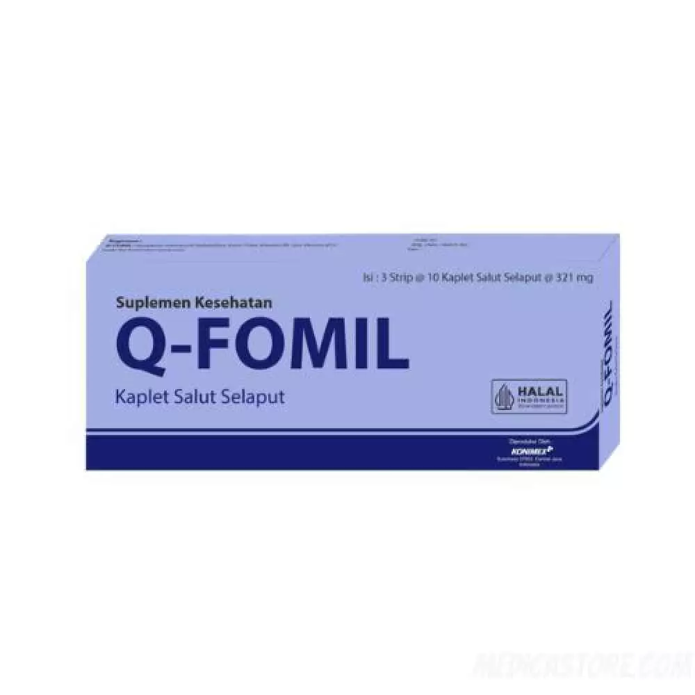 Q-Fomil Kaplet Salut Selaput 30'S 