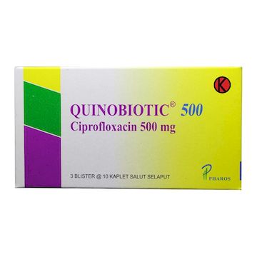 Quinobiotic Caplet 500 MG
