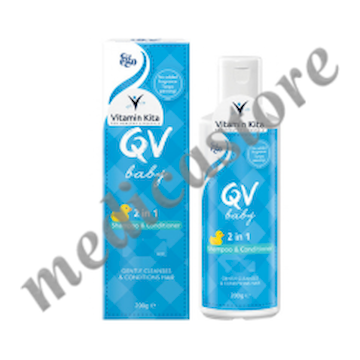 QV BABY 2 IN 1 SHAMPOO & CONDITIONER 200 GRAM