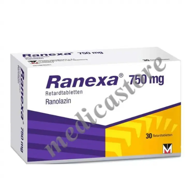 Ranexa 750 mg Tablet