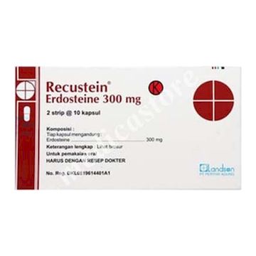 RECUSTEIN KAPSUL 300 MG- Harga, Manfaat, Kandungan, Dosis, indikasi ...