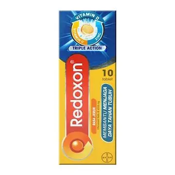 Redoxon Orange Effervescent Tube 10'S