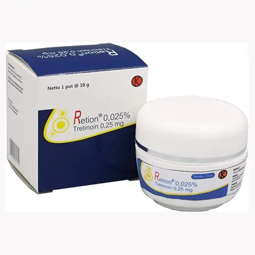 RETION CREAM 0.025% 10 GRAM (POT)