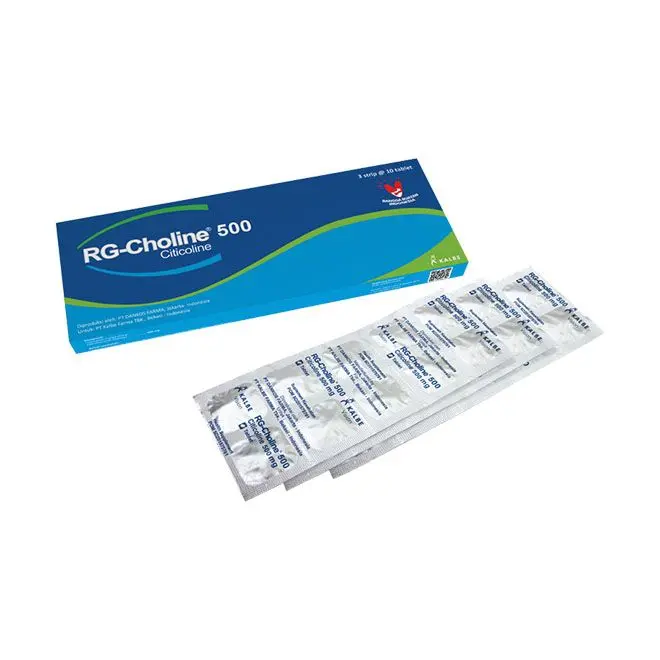 RG CHOLINE TABLET 500 MG 30'S