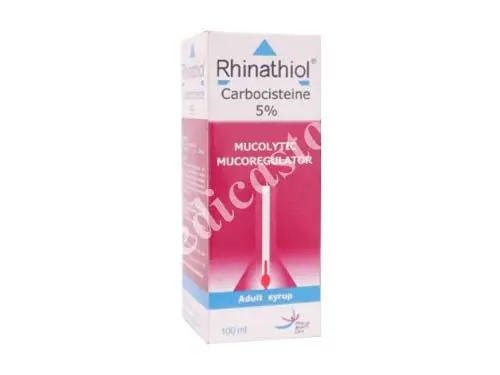 RHINATHIOL ADULT SYRUP 5% 100 ML