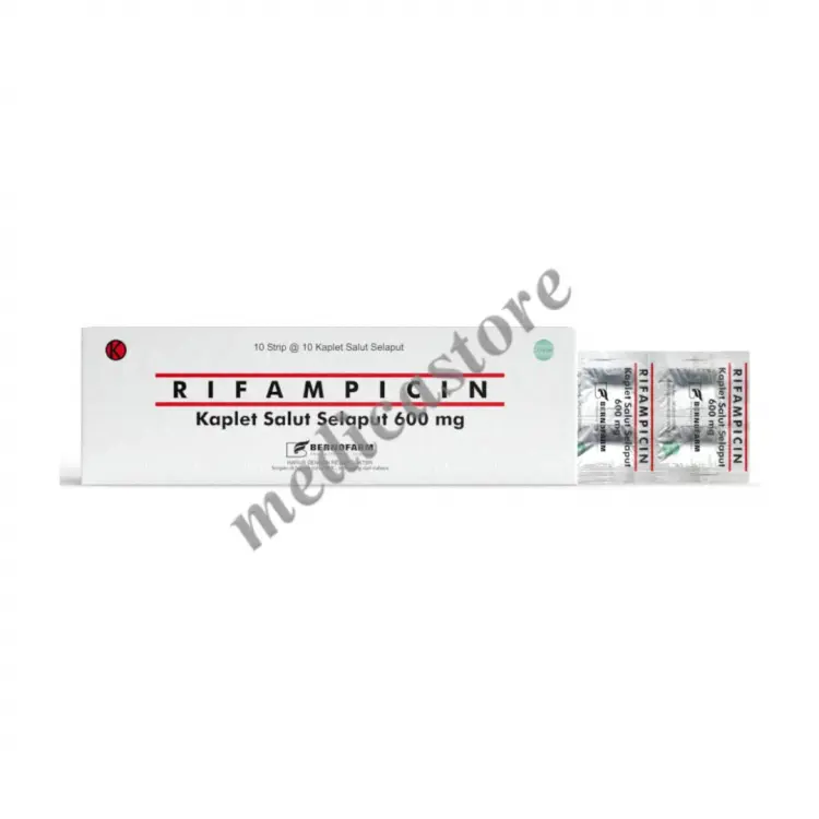 RIFAMPICIN KAPLET SALUT SELAPUT 600 MG