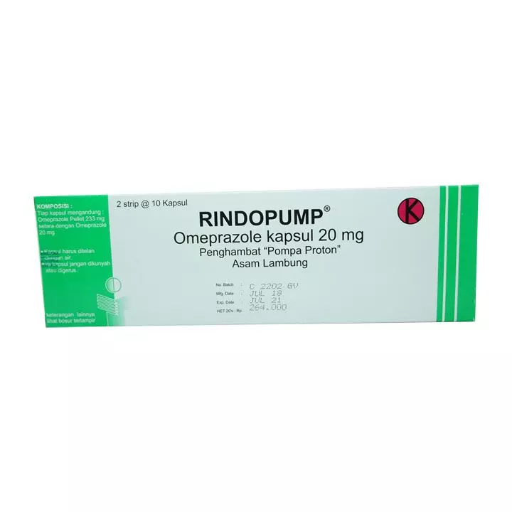 RINDOPUMP KAPSUL LEPAS TUNDA 20 MG