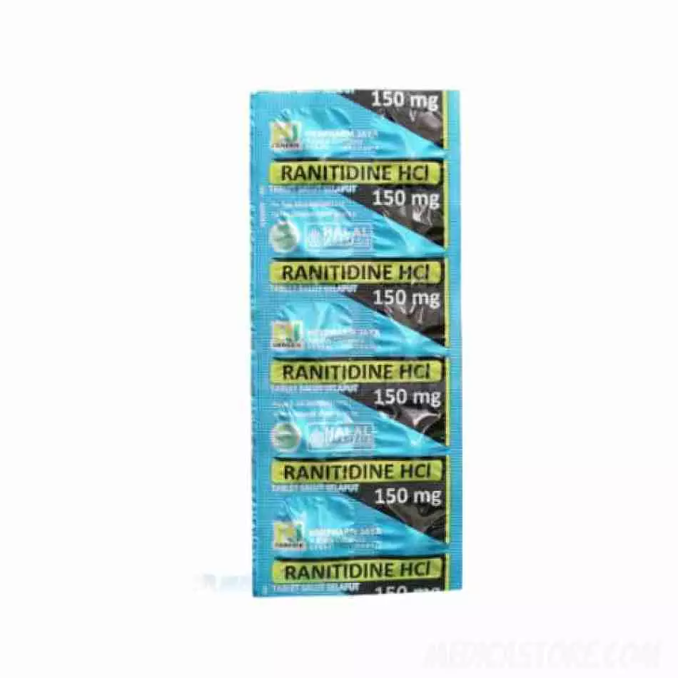 Ranitidine HCl 150mg Tablet 200 S (HJ)