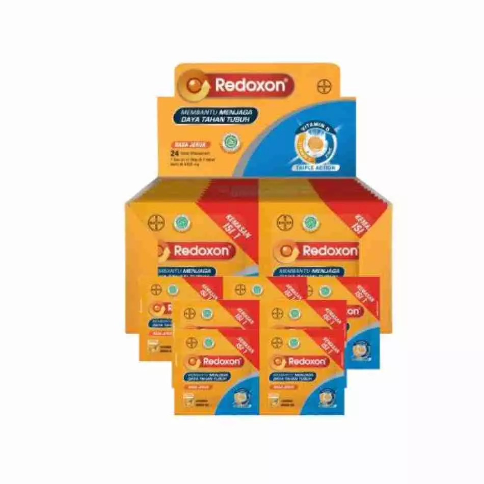 Redoxon Orange Effervescent Strip 