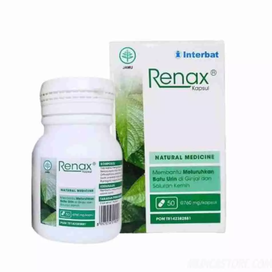 RENAX CAPSULE 50'S	Renax Kapsul isi 50