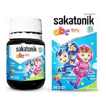 Sakatonik Abc Tutti Frutti 30 Tablet