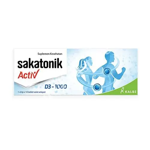 SAKATONIK ACTIV D3-1000 TABLET 10'S