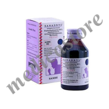 SANADRYL SYRUP EXPECTORANT 120 ML