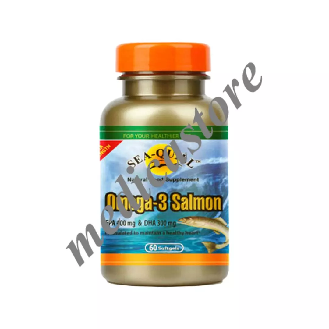 SEA QUILL OMEGA 3 SALMON SOFTGEL 100'S