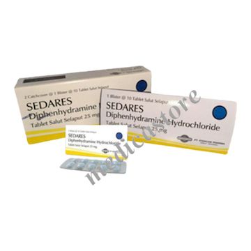 Sedares 25 MG Tablet