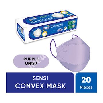 Sensi Convex Mask 4 Ply Purple Isi 20