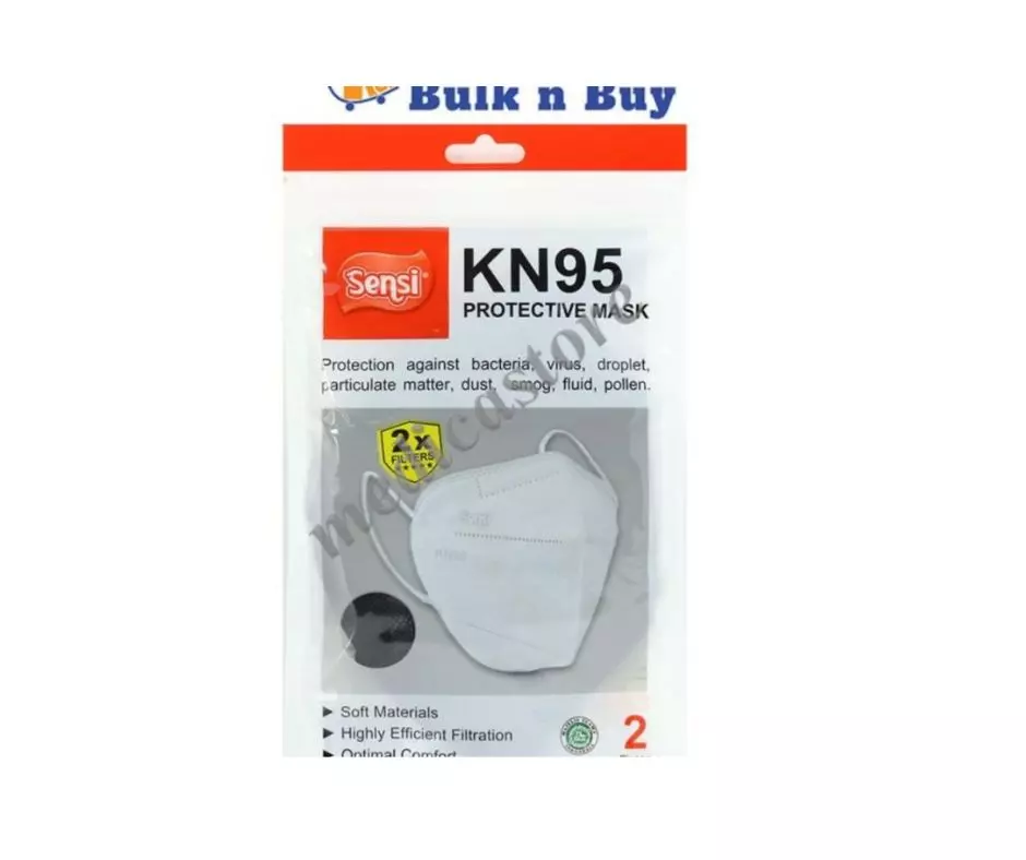 SENSI MASK KN95 BLACK 2'S