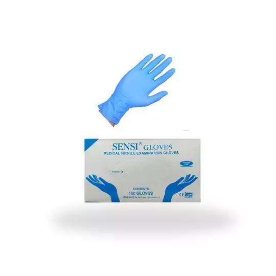 SENSI NITRILE DISPOSABLE GLOVES POWDER FREE L