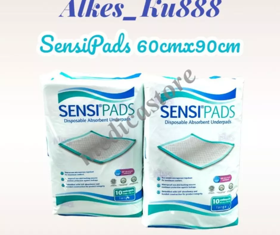 SENSIPADS 60CMX90CM L 10'S UND