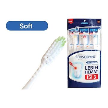 Sensodyne Daily Protect Toothbrush Soft 3's