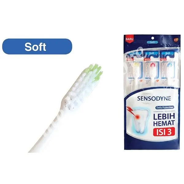 SENSODYNE DAILY PROTECT TOOTHBRUSH SOFT 3's