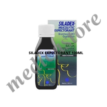 SILADEX MUCOLYTIC & EXPECTORANT SYRUP 100 ML