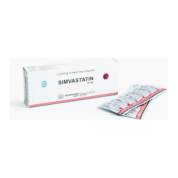 SIMVASTATIN TABLET FCT 10 MG