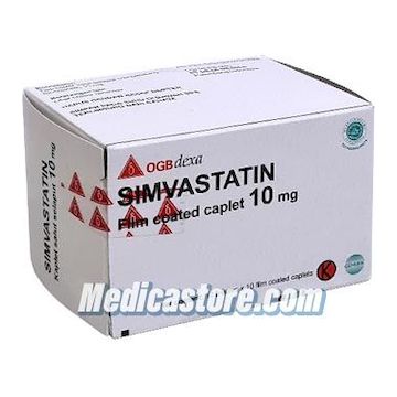 Simvastatin 10 MG Tablet Salut Selaput