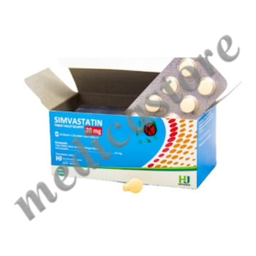 Simvastatin Tablet Fct 20 MG 100's (hj Sby)