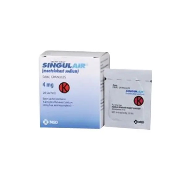 SINGULAIR 4MG ORAL GRANULE