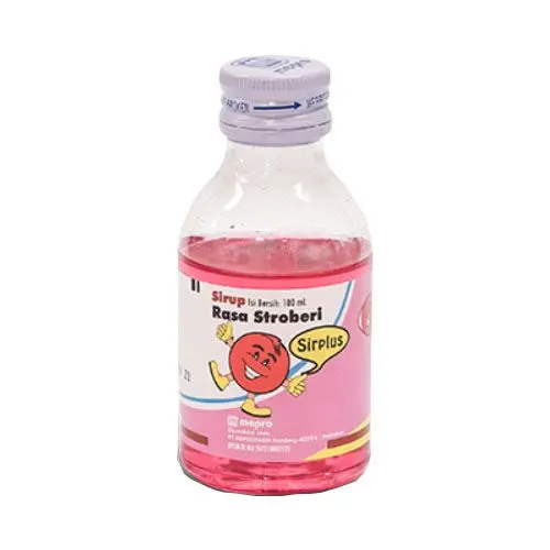 SIRPLUS SYRUP 100 ML STRAWBERY