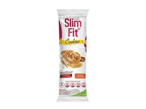 SLIM & FIT COOKIES RAISIN CINNAMON 22 GR