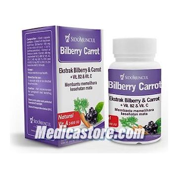 SM Bilberry Carrot 30's Veg Caps