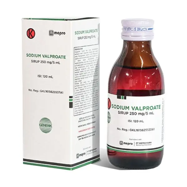 SODIUM VALPROAT 5 MG SYRUP 120 ML