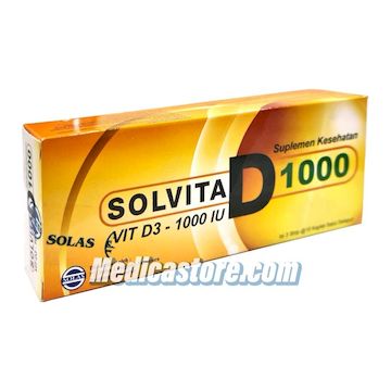Solvita D 1000 Kaplet 30's