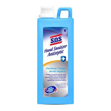 Sos Hand Sanitizer Gel 1 Ltr