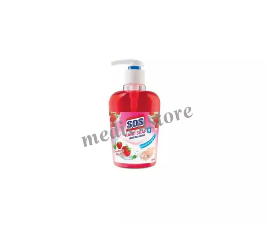 SOS HANDSOAP STRAWBERRY 400 ML