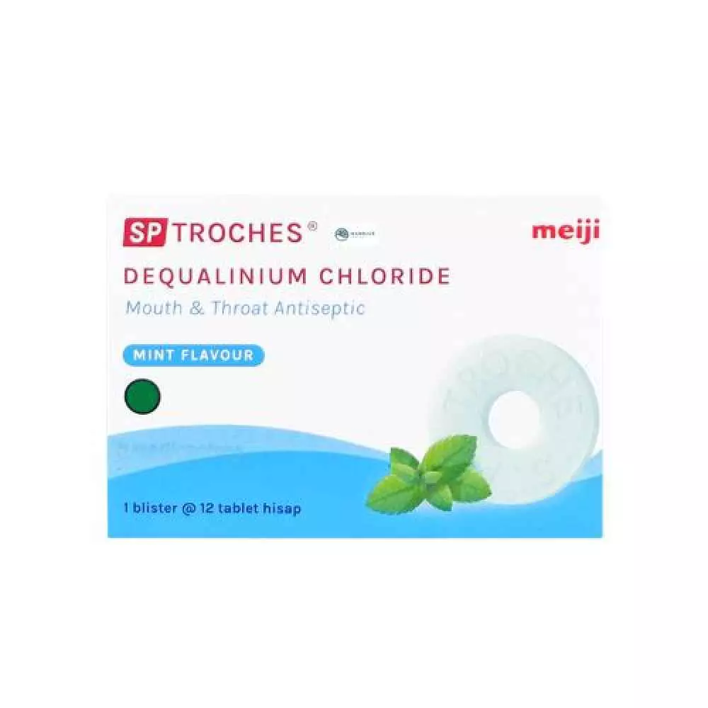 SP Troches 0.25mg Tablet Hisap Rasa Mint 6 S