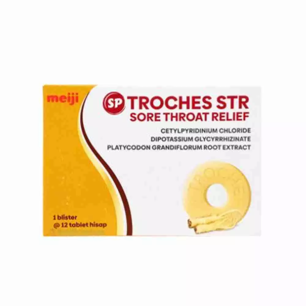 SP Troches Str Sore Throat Relief Tablet Hisap 6 S
