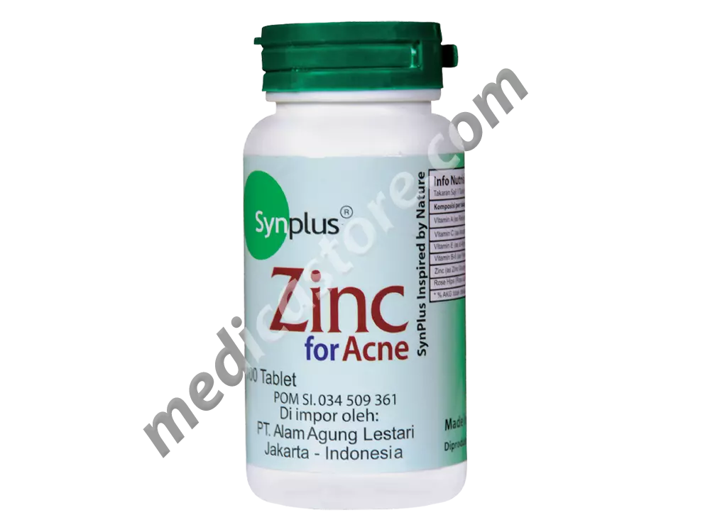 SYNPLUS ZINC FOR ACNE 100'S