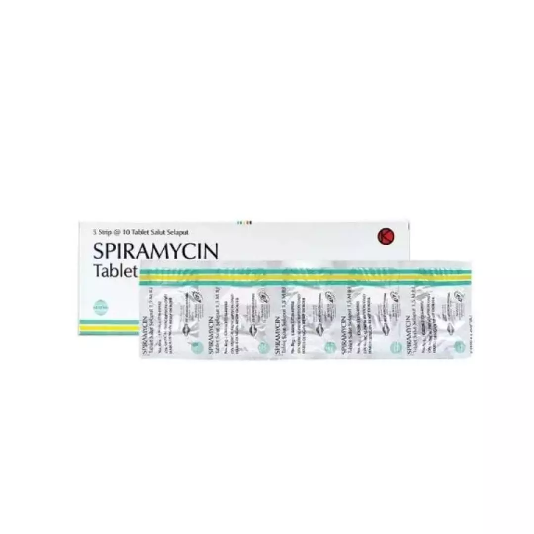 SPIRAMYCIN KAPLET SALUT SELAPUT 500MG  