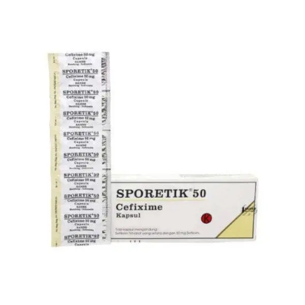 SPORETIK CAPSUL 50 MG