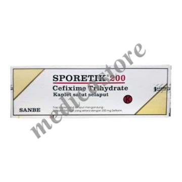 SPORETIK KAPLET SALUT SELAPUT 200MG