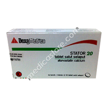 Stator 20mg Tablet Salut Selaput