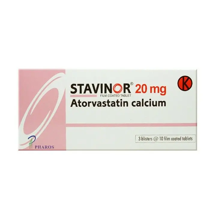 STAVINOR 20MG FC TABLET